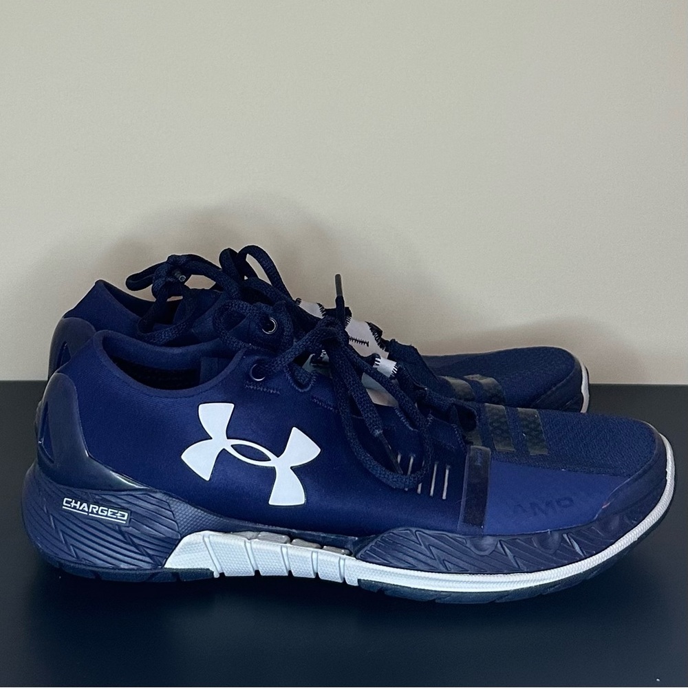 Under Armor Speedform Amp Charged Navy Sneakers